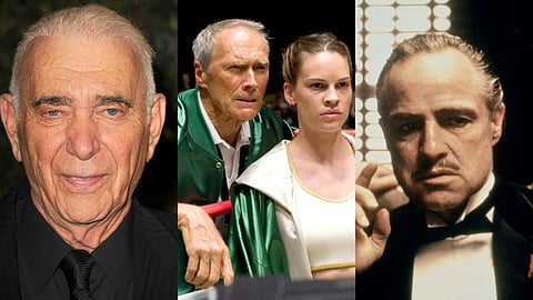 Ruddy (left), Million Dollar Baby still (middle) The Godfather still (right)