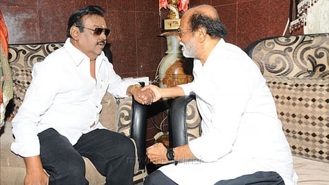 Rajinikanth hails Vijayakanth as 'Madurai Veeran' after Padma honours