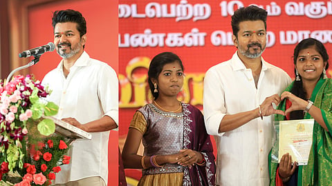 Vijay urge students to stay away from drugs