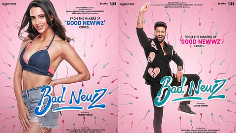 Triptii Dimri and Vicky Kaushal in the posters