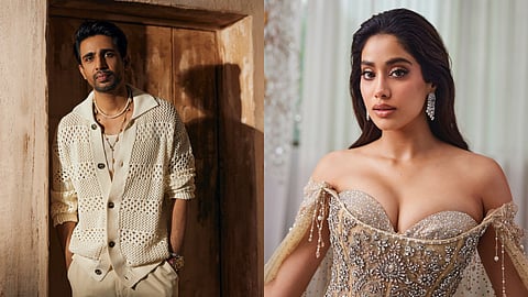 Gulshan Devaiah (left) and Janhvi Kapoor (right) 