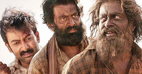 Prithviraj Sukumaran as Najeeb from Aadujeevitham