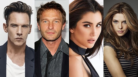 Jonathan Rhys Meyers, Thomas Kretschmann, Praya Lundberg, and Ashley Greene onboard Eyes in the Trees

