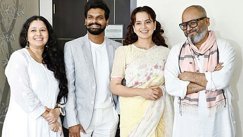 From Left, Babita Ashiwal, Adi Sharmaa, Kangana Ranaut and Manoj Tapadia
