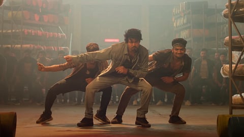 Vijay in a still from GOAT