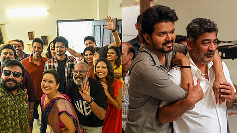 AGS releases images from the sets of Vijay's GOAT