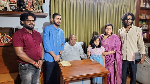 Former Prime Minister HD Deve Gowda launches Latashree's Harshini Cinemas with debut production Kirunage