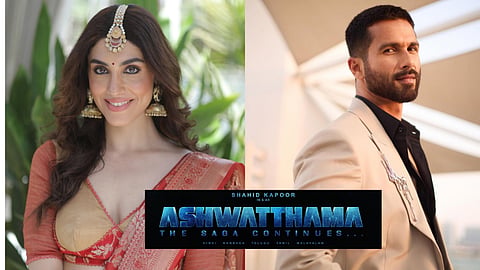 Delbar Arya (left) and Shahid Kapoor