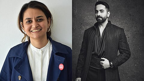 Payal Kapadia (left) and Ayushmann Khurrana