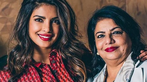 Priyanka Chopra (L) and her mother Madhu Chopra (R)
