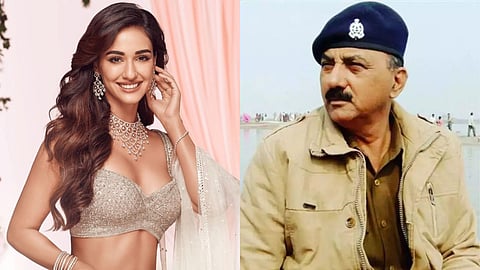 Disha Patani and her father