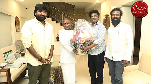 Viduthalai Part 2 crew visit Ilaiyaraaja after success