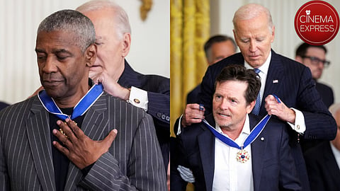 Denzel Washington and Michael J Fox honoured with Presidential Medal of Freedom 