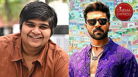 Karthik Subbaraj (L) and Game Changer poster (R)