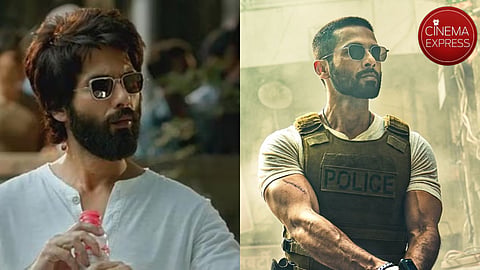 Shahid Kapoor in Kabir Singh (L) and Deva (R)