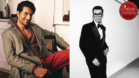Ibrahim Ali Khan Pataudi (left) and Karan Johar