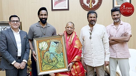 Kannappa team meets CM Yogi Adityanath 