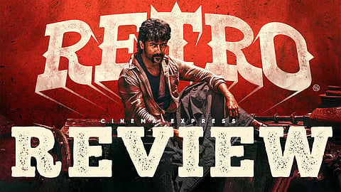Retro Movie Review: This colourful actioner loses steam in pursuit of ideological posturing