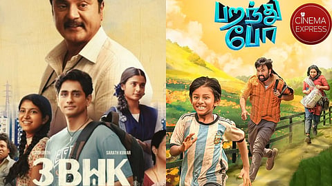 3BHK takes opening weekend lead over Paranthu Po; Box-office collections dip on Day 3