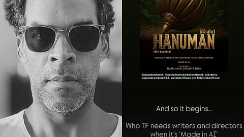 Vikramaditya Motwane criticises Chiranjeevi Hanuman: ‘Who needs writers and directors when it’s ‘Made in AI’