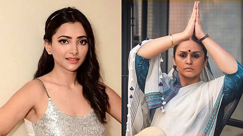 Shweta Basu Prasad (L) and Huma Qureshi in Maharani 4(R)