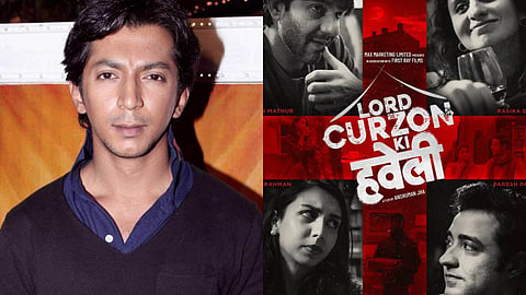 Anshuman Jha (L) and Lord Curzon Ki Haveli poster (R) 