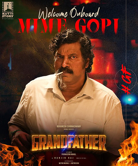 Mime Gopi joins MS Bhasker's Grandfather