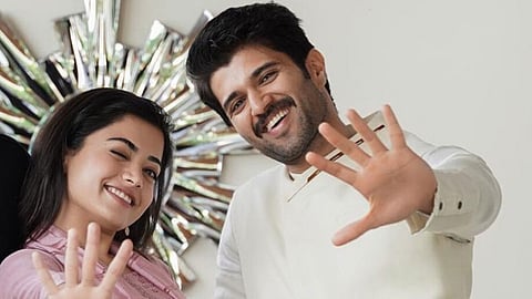 VIROSH: Pushpa, Geetha Govindam, Dear Comrade songs played at Vijay–Rashmika Sangeet
