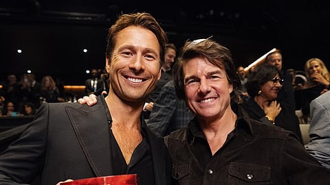 The Running Man star Glen Powell shares secret to running authentically onscreen, says only Tom Cruise knows how to do it right