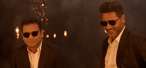 The Moonwalk Anthem AR Rahman and Prabhu Deva board a 'Train of Fame'