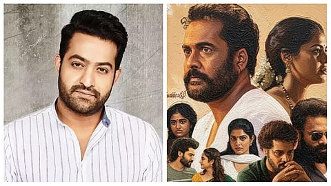 Jr NTR and a still from Dhandoraa 