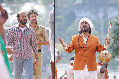 Raj B Shetty; Arjun Janya in Rakkasapuradol song