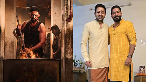 Prajwal Devaraj turns producer with MGR, launches first film with brother Pranam