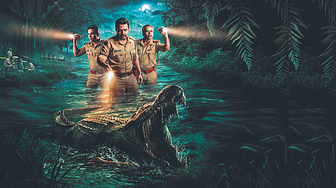 Vijay Raghavendra featured in the poster of Rakshasa 