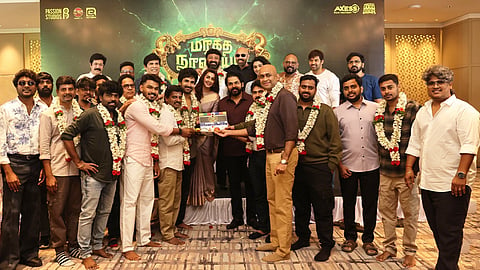Maragadha Naanayam 2 begins production with Venkat Prabhu, Karthi gracing Poojai ceremony 