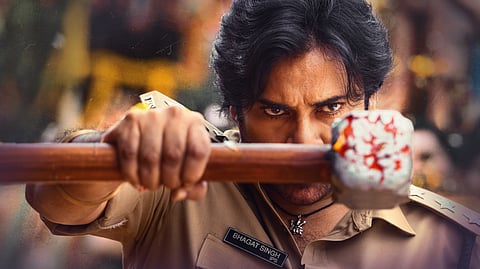 Powerful glimpse of Pawan Kalyan from Ustaad Bhagat Singh unveiled
