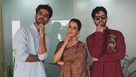 Sanya Malhotra starts shoot for Sundar Poonam; shares pics from its puja ceremony