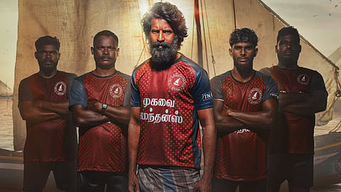 Mandaadi poster featuring Soori