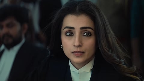 Trisha in a still from Karuppu