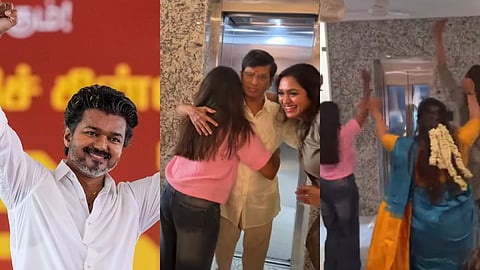 TN Election Results: Vijay's family celebrates TVK's lead with SA Chandrasekhar