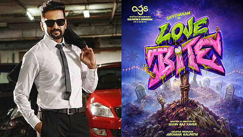 Santhanam enters zombie genre with Love Bite; first poster out