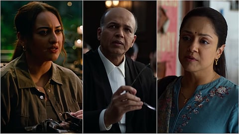 System trailer: Sonakshi Sinha and Jyotika team up to win cases at all costs