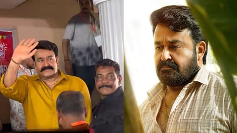Drishyam 3 FDFS: Mohanlal attends  screening on his birthday with Antony Perumbavoor