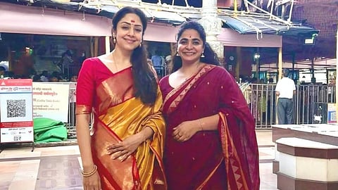Jyotika visits temple with Ashwiny Iyer Tiwari after System's success: 'May Devi Maa...'