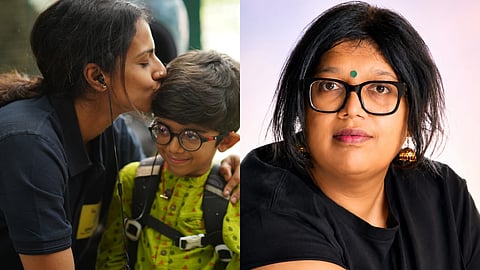 A still from Mouna Raaga (L) and Sunayana Suresh (R)