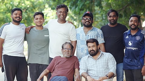 Mohanlal and his Thudarum director Tharun Moorthy honour Bharathiraja