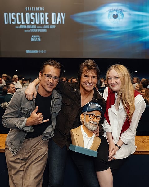 Tom Cruise watches Disclosure Day, thanks Steven Spielberg for "all of the hours of joy"