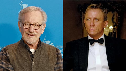 Why was Steven Spielberg rejected twice from making a James Bond film?