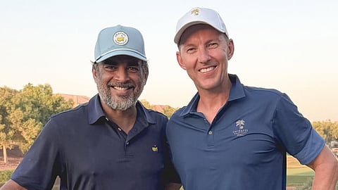 R Madhavan and Brett Lee bond over golf, praise each other's swing