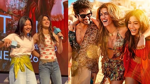 Rashmika Mandanna and Kriti Sanon ignite Cocktail 2 fever in Bengaluru